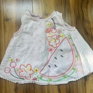 GAP Baby Pink Linen Outfit